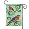 Toland Home Garden Orange and Blue Birds Outdoor Rectangular Mini Garden Flag 18" x 12.5"